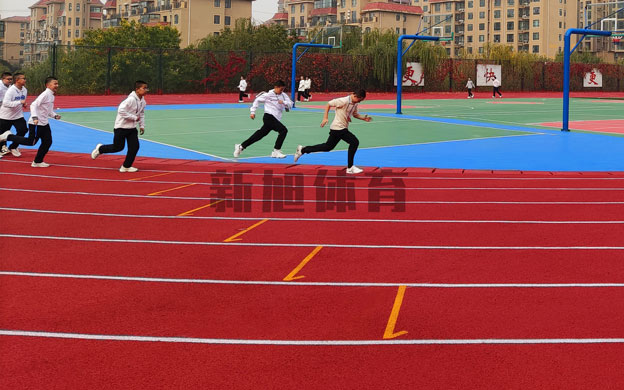 河南廠家自結紋塑膠跑道優勢