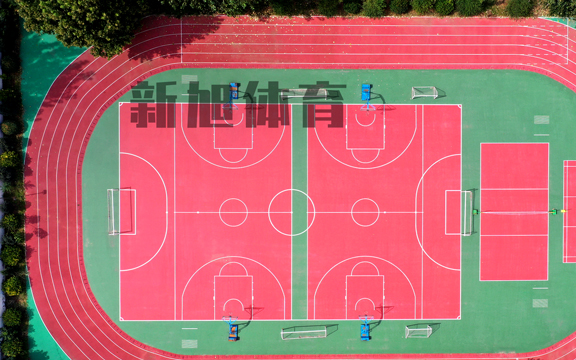 劣質塑膠跑道特征