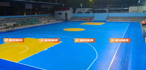 社區室外籃球場完工