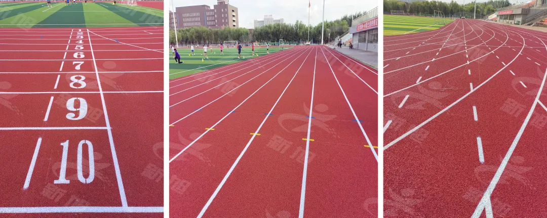 烏蘭浩特新旭體育透氣塑膠跑道建設